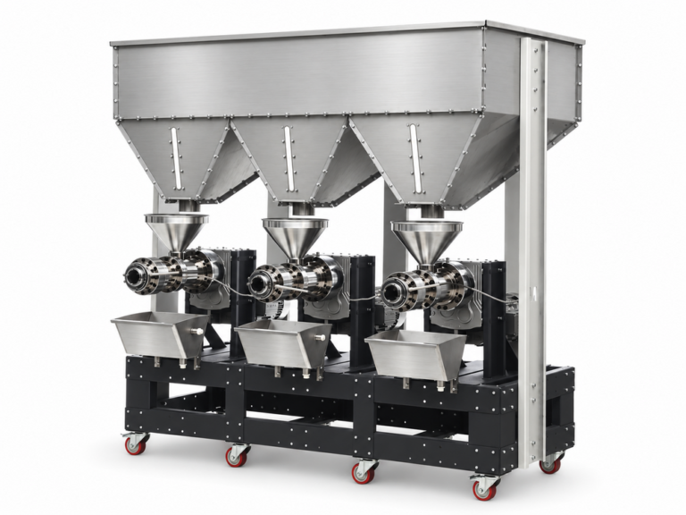 22 kW cold press oil line with 3 press heads by Ekiciler Makine